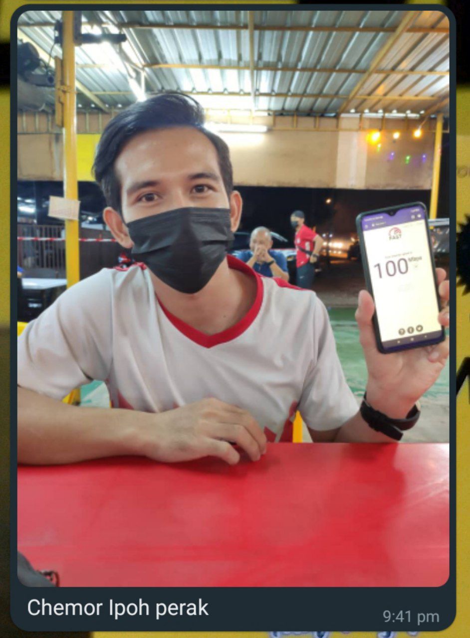 Gambar asal testimoni speed pengguna tone wow 7