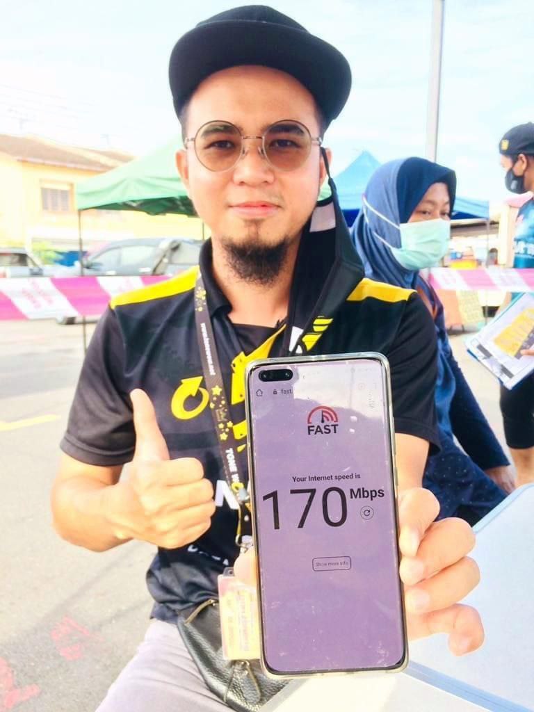 Gambar asal testimoni speed pengguna tone wow 5
