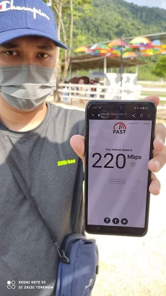 Gambar asal testimoni speed pengguna tone wow 3
