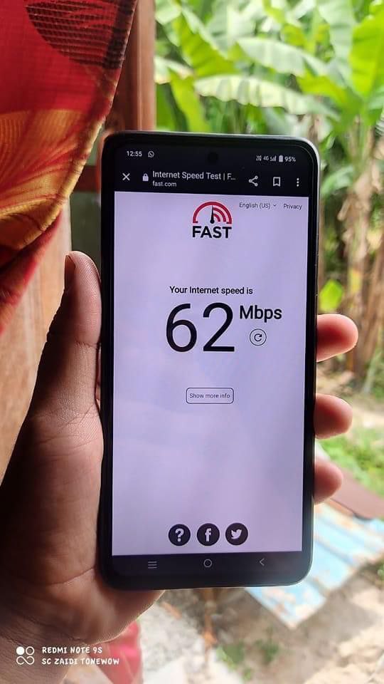 Gambar asal testimoni speed pengguna tone wow 2