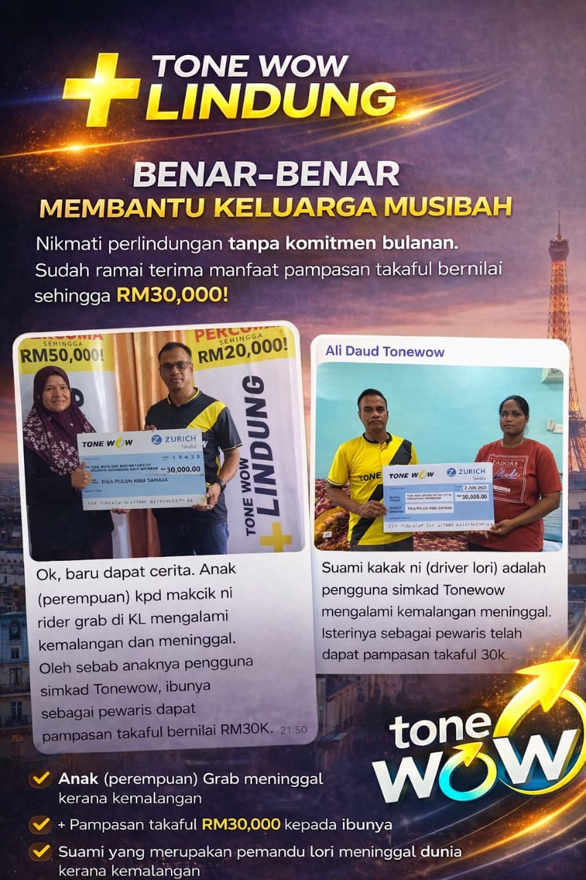 Testimoni Takaful pengguna tone wow 2