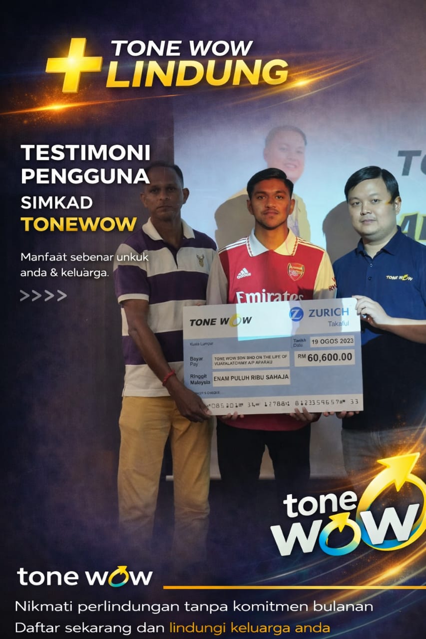 Testimoni Takaful pengguna tone wow 6