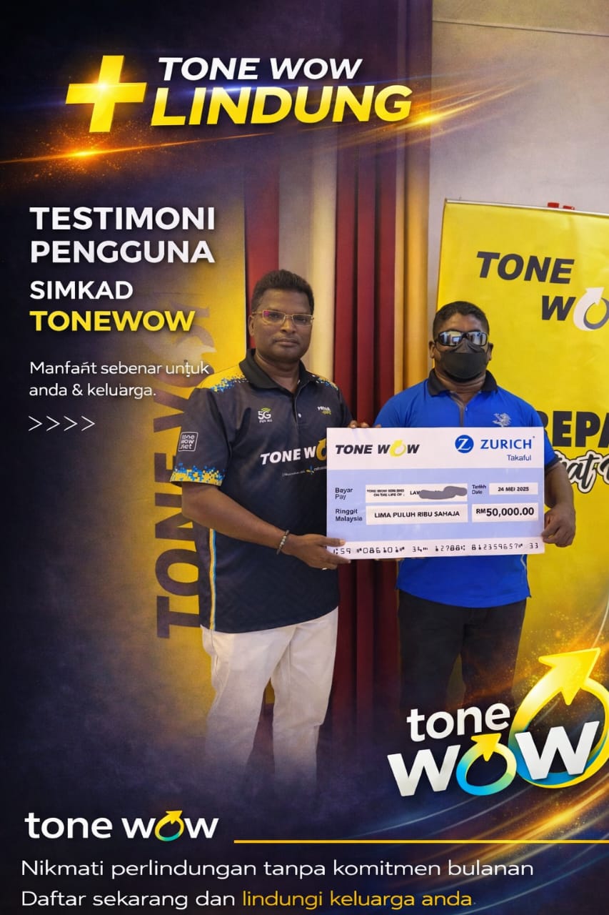 Testimoni Takaful pengguna tone wow 7