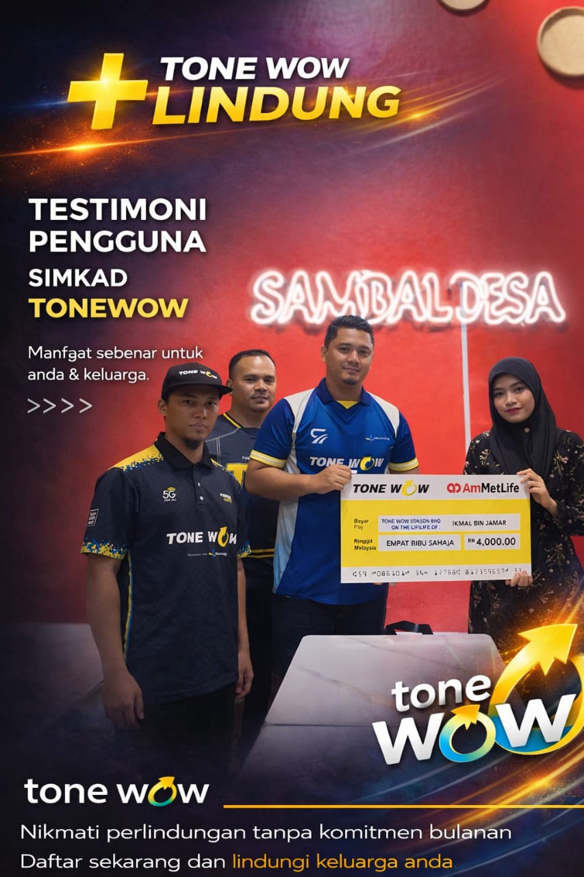 Testimoni Takaful pengguna tone wow 10