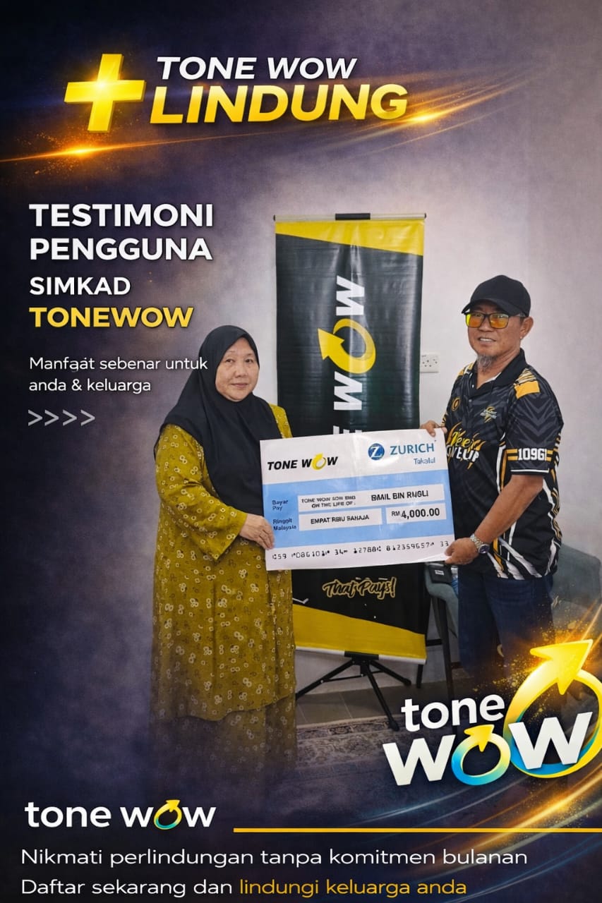 Testimoni Takaful pengguna tone wow 12